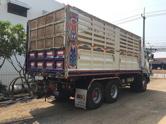 Isuzu 360 แรง ปี 57 ดัมพ์เหล็กคอกเกษตร ลูก 3 เพลาแท้ ทะเบียนพร้อม
