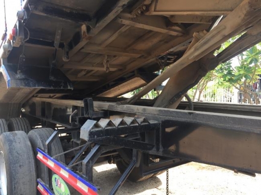Isuzu 360 แรง ปี 57 ดัมพ์เหล็กคอกเกษตร ลูก 3 เพลาแท้ ทะเบียนพร้อม