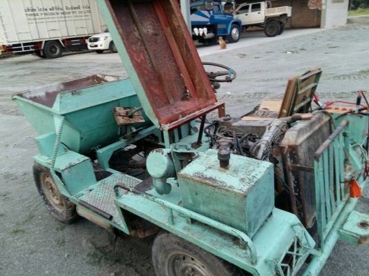 รถดั้มเปอร์ เครื่องจิมมีนี่ พร้อมโม่ปูนและเทรนเลอร์ลาก