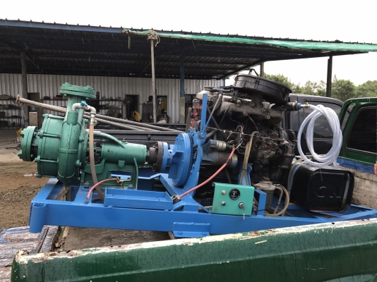 ปั๊มน้ำแรงดันสูงชนเครื่องยนต์ดีเซล พร้อมใช้งาน