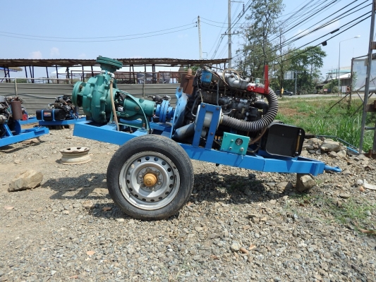 ปั๊มน้ำแรงดันสูงชนเครื่องยนต์ดีเซล พร้อมใช้งาน