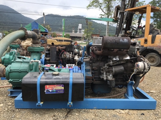 ปั๊มน้ำแรงดันสูงชนเครื่องยนต์ดีเซล พร้อมใช้งาน