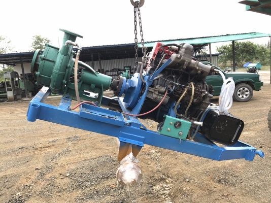 ปั๊มน้ำแรงดันสูงชนเครื่องยนต์ดีเซล พร้อมใช้งาน