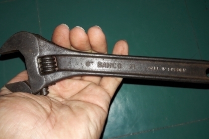 ขายประแจเลื่อน BAHCO 71ขนาด8" MADE IN SWEDEN.มือสอง