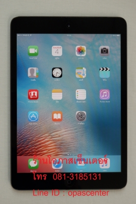 Ipad mini 16 GB WIFI Cellular A1455 ติดฟีล์ม สภาพดี ใช้ได้ปกติ ส่งฟรี