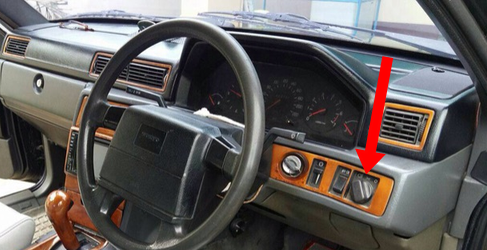 สวิทช์ปรับไฟใหญ่หน้า VOLVO 940