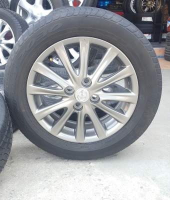 ขายล้อTOYOTA VIOS12ก้าน(สีกัล) ยางปี 14 4 ล้อ ขายล้อTOYOTA VIOS12ก้าน(สีกัล) ยางปี 14 4 ล้อ