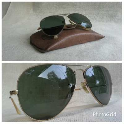 แว่นตาอเมริกันวินเทจ  เรย์-แบน ตัวแท้!  ราคานักเรียน (ภาคค่ำ)  Vintage RAY-BAN handmade in USA