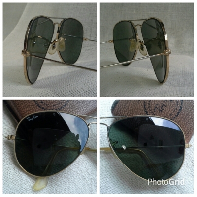 แว่นตาอเมริกันวินเทจ  เรย์-แบน ตัวแท้!  ราคานักเรียน (ภาคค่ำ)  Vintage RAY-BAN handmade in USA