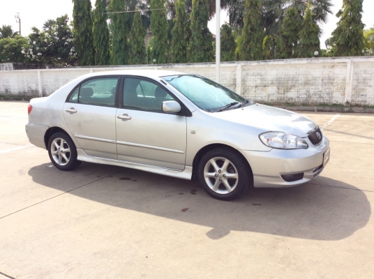 ขายรถ โตโยต้า อัลติส 1.6E ปี02 เครื่อง 4Aหัวฉีด 1.6 เกียร์ธรรมดา น้ำมัน+NGV เพาเวอร์ ไฟฟ้าทั้งคัน เบาะหนัง แอร์เย็น วิทยุ สีพอใช้ แม็ก15&quot; รถขับดีเลยครับ ภาษี60 แท๊กซี่ถอดป้าย ขายด่วน