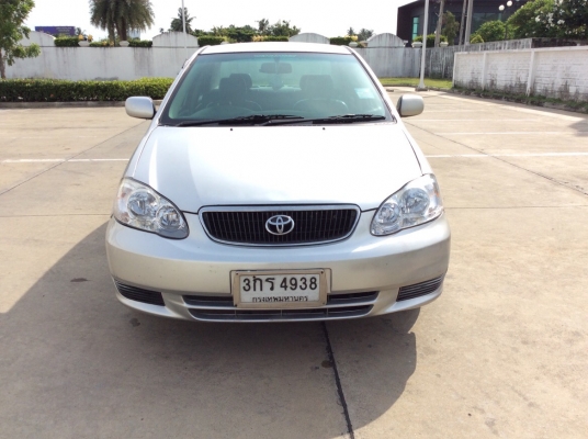 ขายรถ โตโยต้า อัลติส 1.6E ปี02 เครื่อง 4Aหัวฉีด 1.6 เกียร์ธรรมดา น้ำมัน+NGV เพาเวอร์ ไฟฟ้าทั้งคัน เบาะหนัง แอร์เย็น วิทยุ สีพอใช้ แม็ก15&quot; รถขับดีเลยครับ ภาษี60 แท๊กซี่ถอดป้าย ขายด่วน