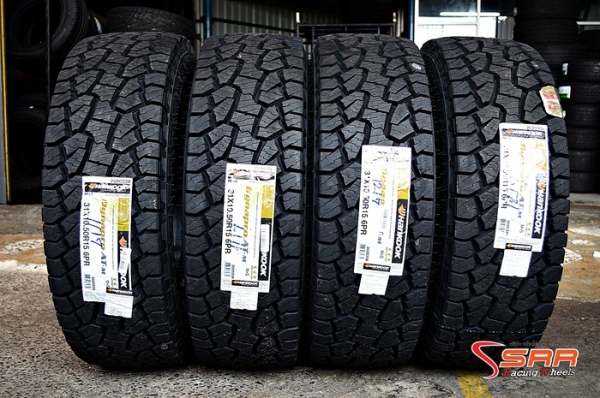 HANKOOK AT-M RF10 31X10.5R15 6PR เส้นละ 3,250 บาทปี17