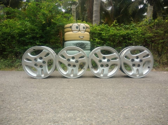 ขายล้อแม็กToyota Tiger ขอบ15 4 วง 3,500 บาท #ราคานี้งดต่อรองทุกกรณีนะครับ