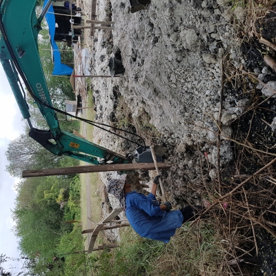 สว่านเจาะดิน+ มอเตอร์