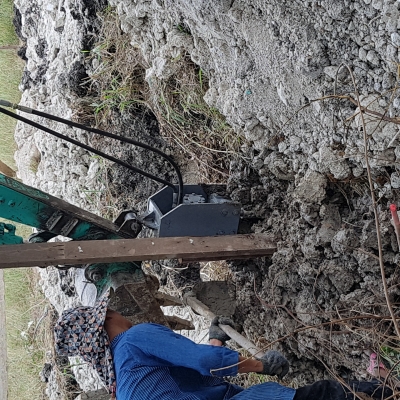 สว่านเจาะดิน+ มอเตอร์