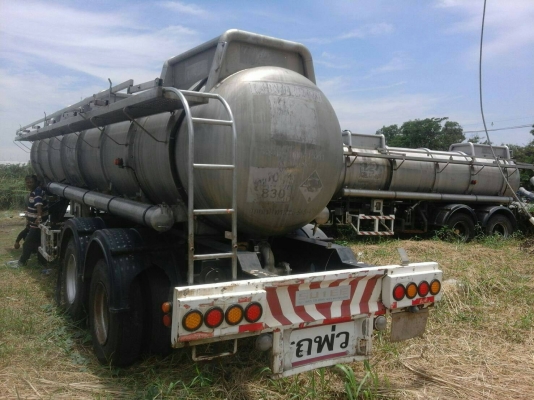 ขายพ่วงละ 350,000 หางพ่วงถังบรรจุกรดเกลือ 2 เพลา สภาพถังดี คัชซีสวย ยางพร้อมใช้เอกสารพร้อมโอน มี 3 หาง รถอยู่ กทม. 090-772-3710 090-772-3708