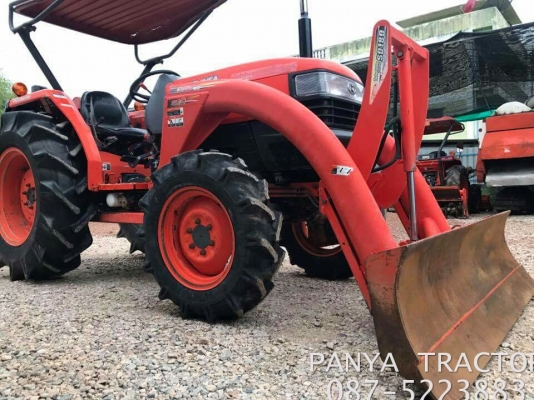 รถเข้าใหม่#ปัญญาแทรคเตอร์..จัดมาให้ครับ ด่วน!! 295,000 บาท. คูโบต้าL4508DIใบมีดคานบนSD180พร้อมผาน6&times;24สีเดิมๆ สภาพพร้อมใช้ จัดส่ง อ.ศรีนคร จ.อุตรดิตถ์