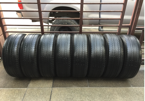 ยาง Bridgestone 265 65 17 กลางปี15 ดอกเต็ม ใช้ยาว มี2ชุด ราคาไม่แพง