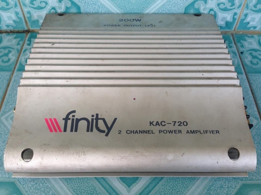 แอมป์2ch finity ขาย 650 บาท ทุกตัวใช้งานปกติ สนใจ0892425454 อยู่สระบุรี