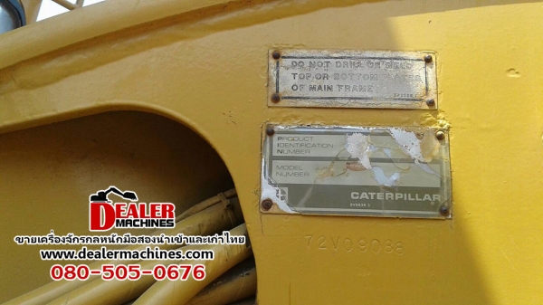 รถเกรด CAT 140G 72V9XXX เก่าไทยสภาพสวย