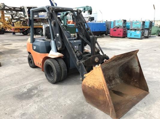 รถตัก Toyota รุ่น 5FGL10 เครื่องเบนซิน ขนาด 1 ตัน บุ้งกี๋ 0.5 คิว นำเข้าจากญี่ปุ่น รถตัก Toyota รุ่น 5FGL10 เครื่องเบนซิน ขนาด 1 ตัน บุ้งกี๋ 0.5 คิว นำเข้าจากญี่ปุ่น