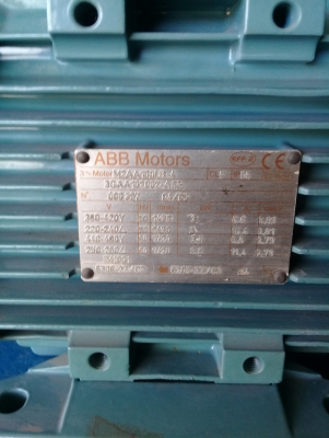 มอเตอร์คุณภาพABB 3 KW ป้ายแดง