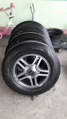 ขายล้อแม็กป้ายแดง dmax x-series 16&quot; ยางปี17  สนใจติดต่อร้าน ก.เจริญการยางครับ 081-3747940