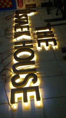 ออกแบบ ทำป้ายไฟ ตัวหนังสือ Led ป้ายร้านอาหาร คลีนิค