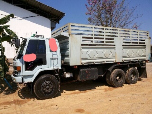 ขาย10ล้อดั๊มISUZU 240 แรงม้า หัวฟ้าแท้ กระบะสามมิตรลอนเฉียง สนใจโทร0819701072