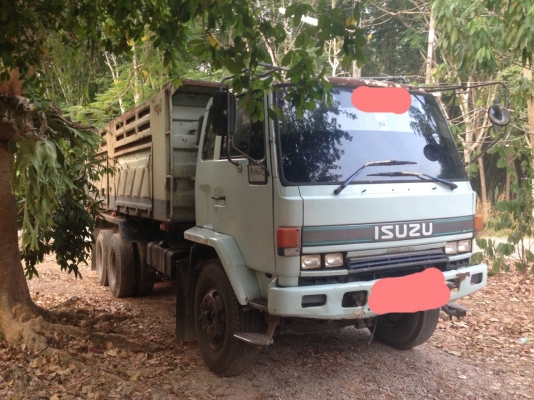 ขาย10ล้อดั๊มISUZU 240 แรงม้า หัวฟ้าแท้ กระบะสามมิตรลอนเฉียง สนใจโทร0819701072