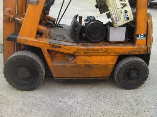 รถยกtoyota1ตันพร้อมใช้ยางตันเสาสูงเมตรกระบอกคู่ราคา89,000บาท