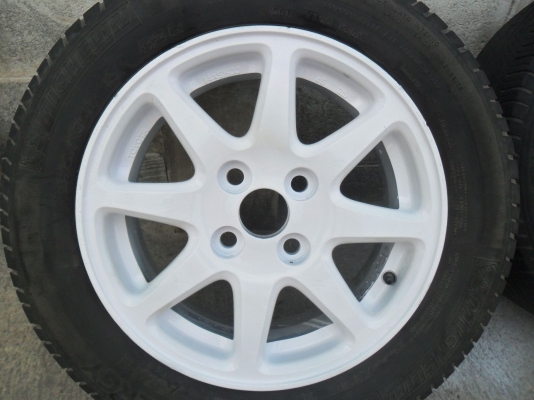 ล้อแม็ก 14 นิ้ว 4รู100 พร้อมยาง 4 วง ล้อแม็ก 14 นิ้ว 4รู100 พร้อมยาง 4 วง