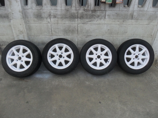 ล้อแม็ก 14 นิ้ว 4รู100 พร้อมยาง 4 วง