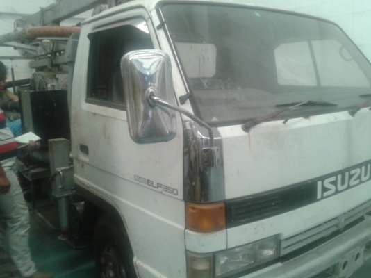ขายรถบรรทุก ISUZU NPR59L พร้อมชุด อุปกรณ์ ชุดยิ่งคอนกรีต เอกสารอินวอย