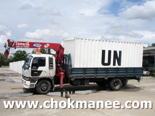 รถบรรทุกติดเครน