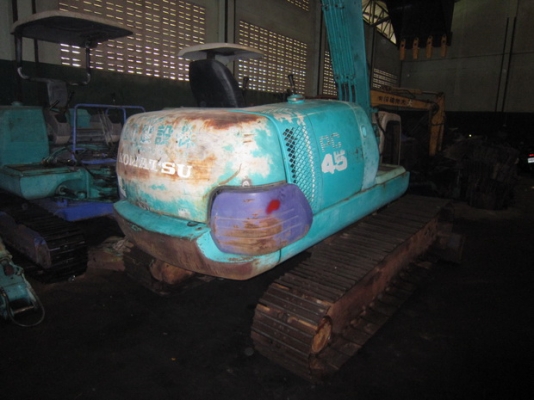 ขาย รถขุดเล็ก KOMATSU รุ่น PC45-1- แทร็กเหล็ก มีหัวเก๋ง มือสองญี่ปุ่น