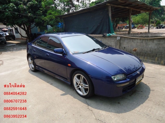 ขาย mazda astina ตาหยี เกียร์ออโต้ สีน้ำเงิน ราคา 99,000 บาท +++++++