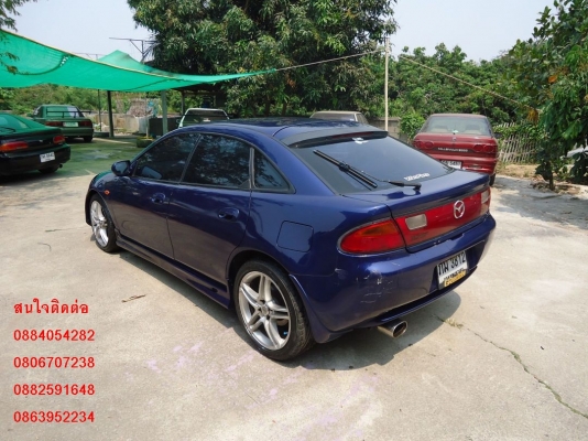 ขาย mazda astina ตาหยี เกียร์ออโต้ สีน้ำเงิน ราคา 99,000 บาท +++++++