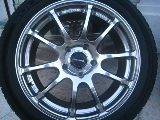 ขายล้อแม็ก Advanti motor rismo 17"x7" et40 5/114.3 +ยางปี11(081-3747940)