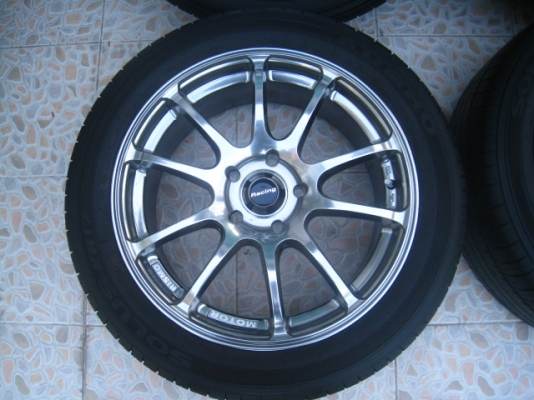 ขายล้อแม็ก Advanti motor rismo 17"x7" et40 5/114.3 +ยางปี11(081-3747940)