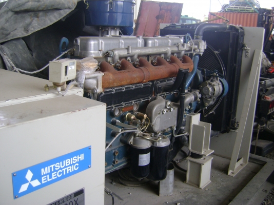 ขายเครื่องปั่นไฟ 100 KVA เครื่อง NISSAN ไดร์ MITSUBISHI