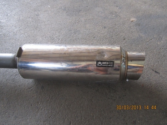 ปลายท่อยุ่น RSR Magic ใส้ตรง2นิ้ว ปาก4นิ้ว ยาวประมาณ 13นิ้ว