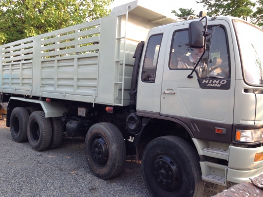 ขาย10ล้อHINO3Mกระบะดั้ม320แรง2คานหน้า