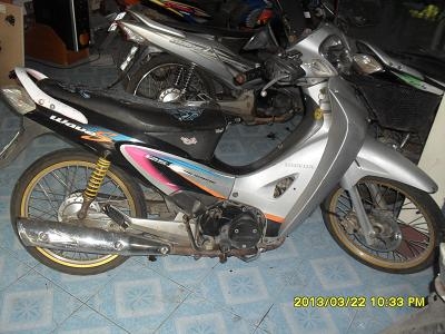 ขายเวฟ125 สีบอน-ดำ   ชุดโอนครบ  8900