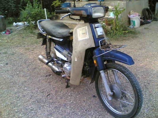 ขายดรีมคุรุสภา(น้ำเงิน)เล่มทะเบียนพร้อมชุดโอนเครื่องดีสียังสดอะไหล่เดิมติดรถ