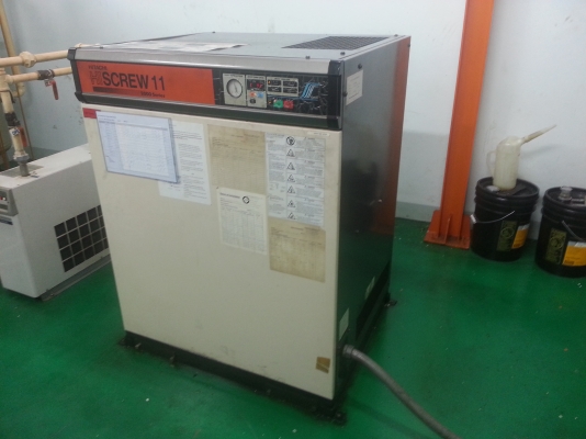 ปั้มลม HITACHI MODEL OSP 11M5AII 15 แรง YEAR 2005 ECO