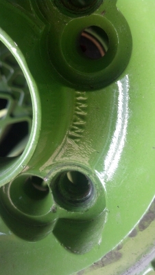 แม็กรีลเยอรมันขอบ15 ทำสีใหม่ ขอบเงา พร้อมยาง แม็กรีลเยอรมันขอบ15 ทำสีใหม่ ขอบเงา พร้อมยาง