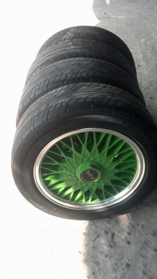 แม็กรีลเยอรมันขอบ15 ทำสีใหม่ ขอบเงา พร้อมยาง แม็กรีลเยอรมันขอบ15 ทำสีใหม่ ขอบเงา พร้อมยาง