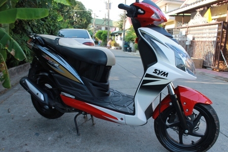 ขายแล้ว SYM JET4 125 ccปี55 สภาพป้ายแดง