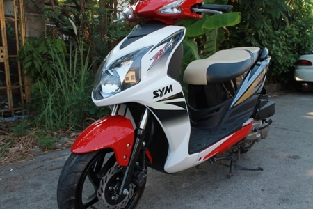 ขายแล้ว SYM JET4 125 ccปี55 สภาพป้ายแดง